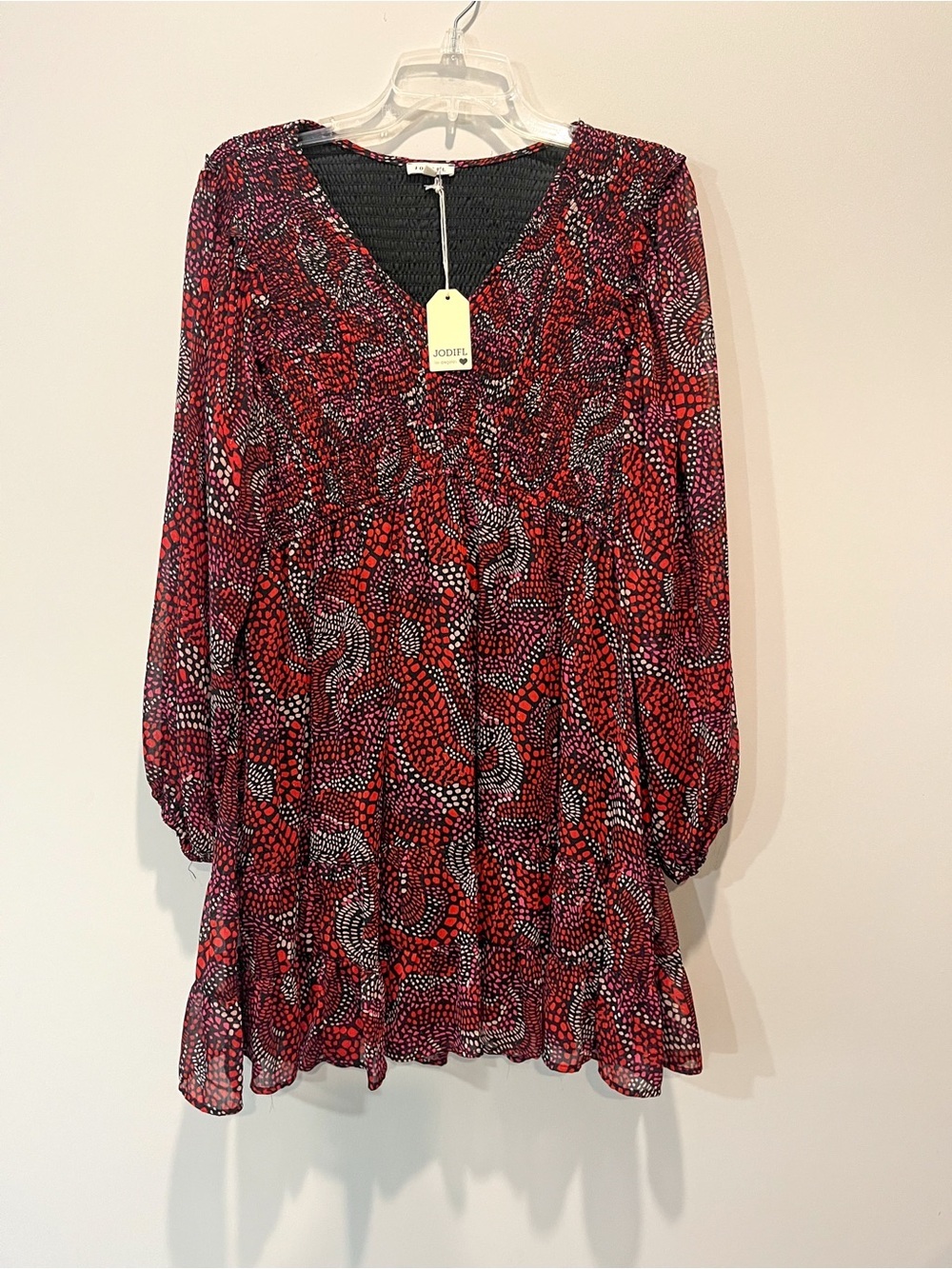 NWT Jodifl Boutique Long Sleeve Dress Size Medium